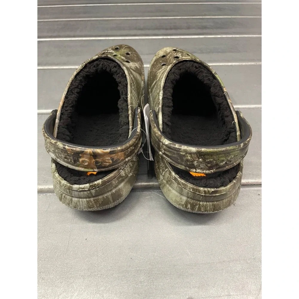 Crocs Real Tree APX Lined Classic Clog Mens 8 Womens 10‎ Camo Comfort